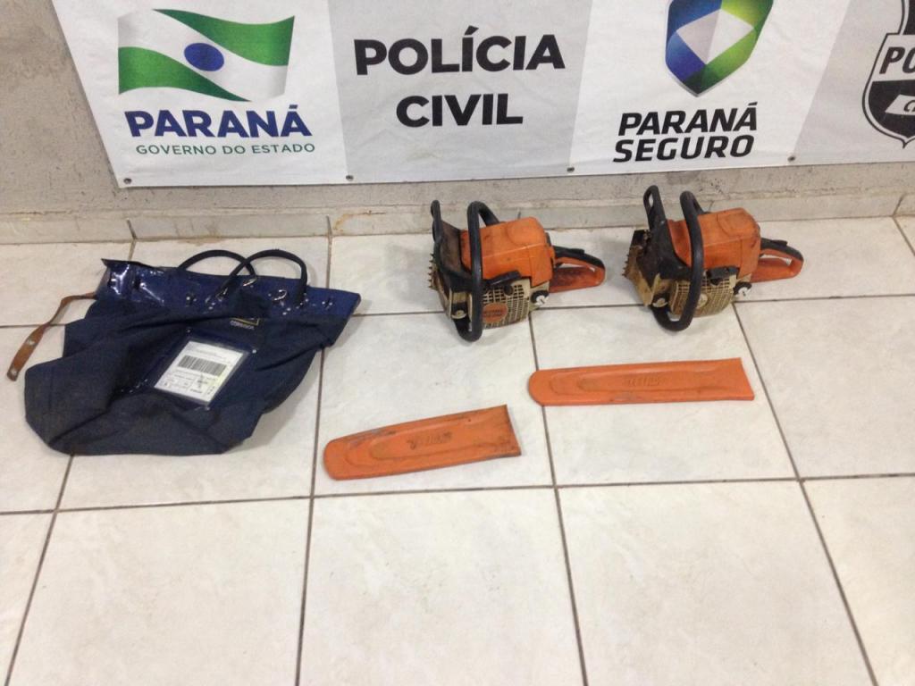 Polícia recupera parte dos objetos furtados da Copel de Nova Esperança