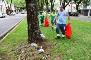 Operação de limpeza prepara cidade para Maringá Encantada