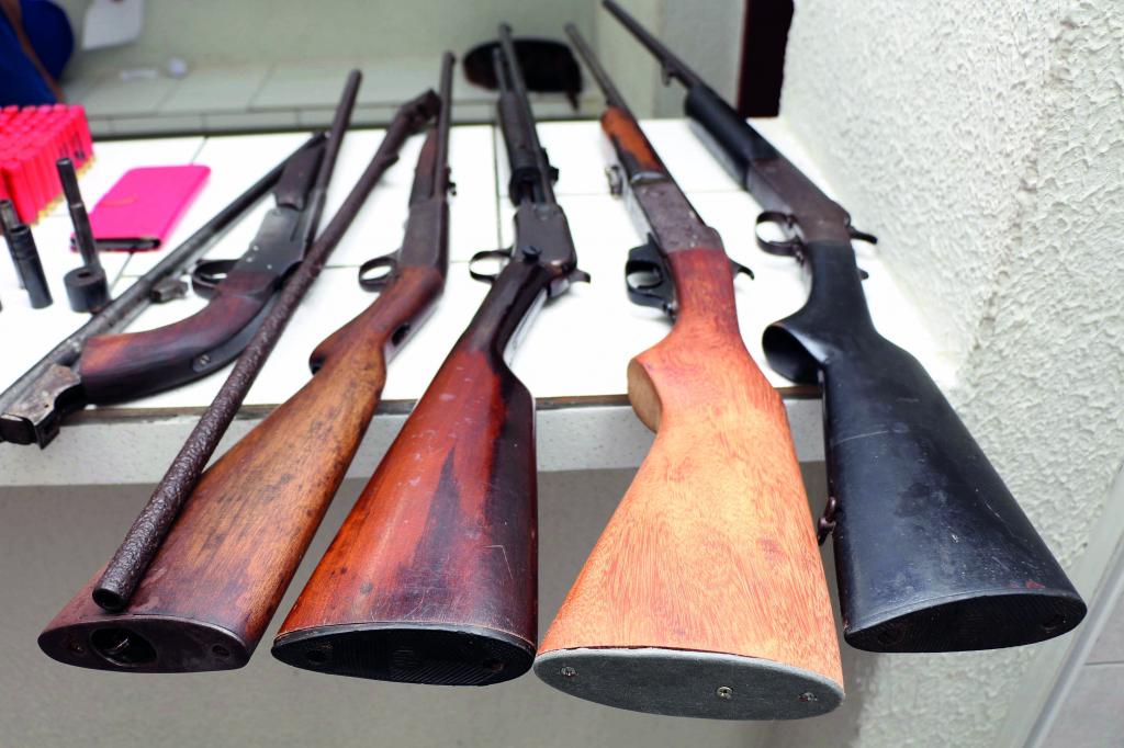 Forças policiais apreendem 20 armas por dia no Paraná