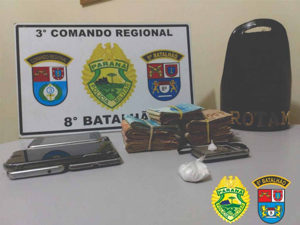 Ponto de drogas desmantelado em Nova Esperança