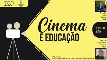 Live “Cinema e Educação”, dia 29/10