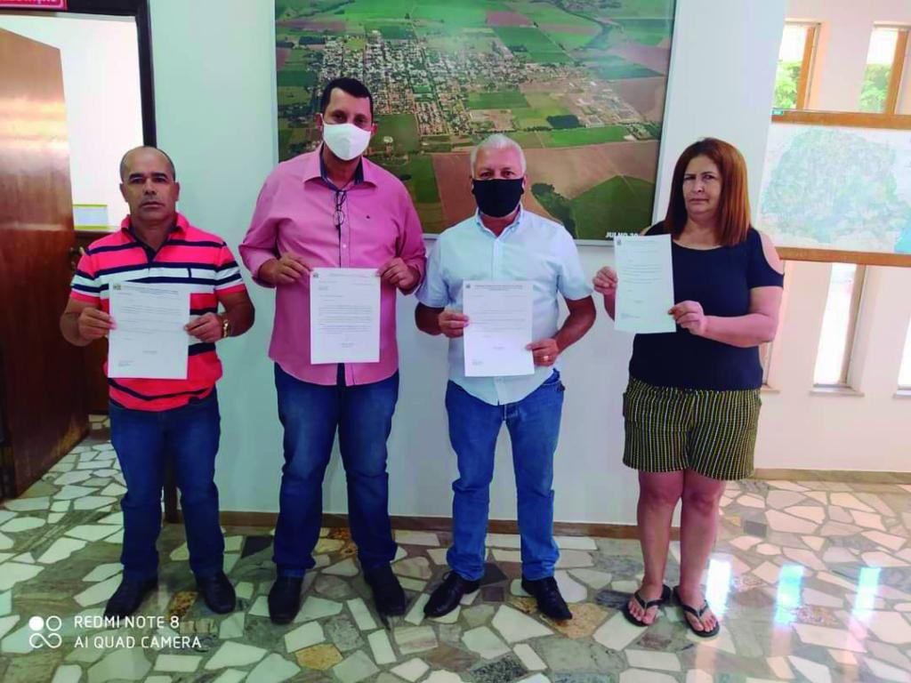 Prefeito Zé Luiz recebe assessor do Deputado Ricardo Barros