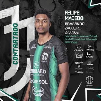 Maringá FC anuncia o zagueiro Felipe Macedo e o retorno...