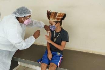 Paraná inicia vacinação de crianças indígenas, com previsão de atender...