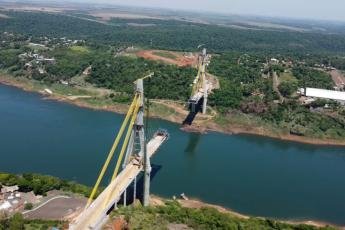 Obras da Ponte da Integração Brasil-Paraguai chegam a quase 80%...