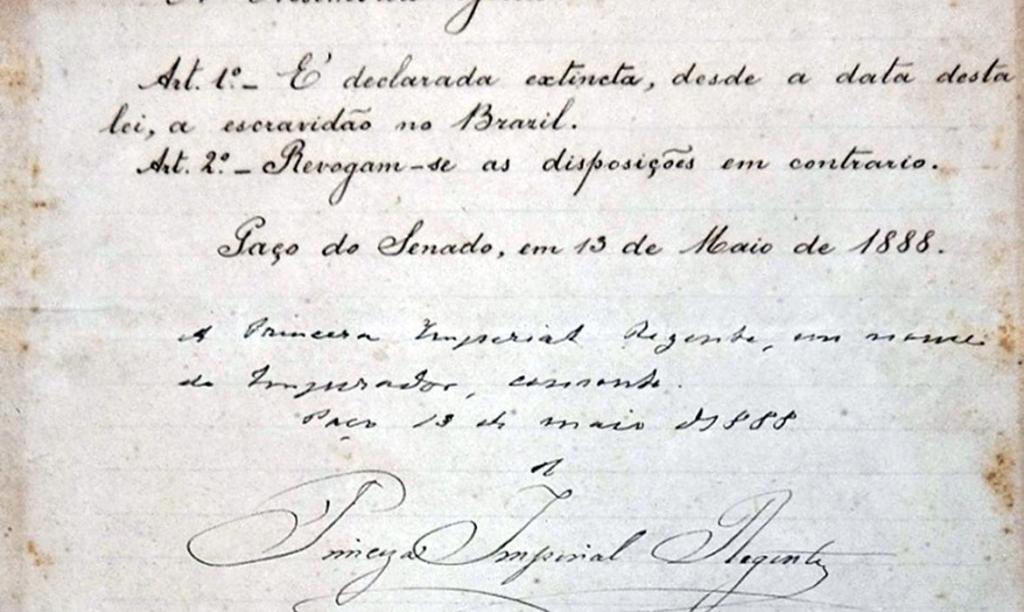 Só com luta de negros foi possível abolir escravidão, diz especialista