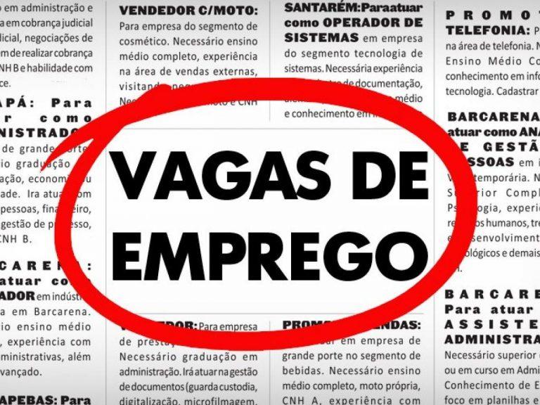 Oferta de empregos - Nova Esperança