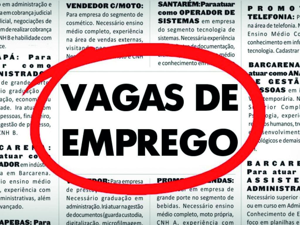 Vagas de emprego