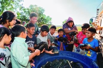 Itaipu inicia doação de peixes para comunidades indígenas do Oeste...