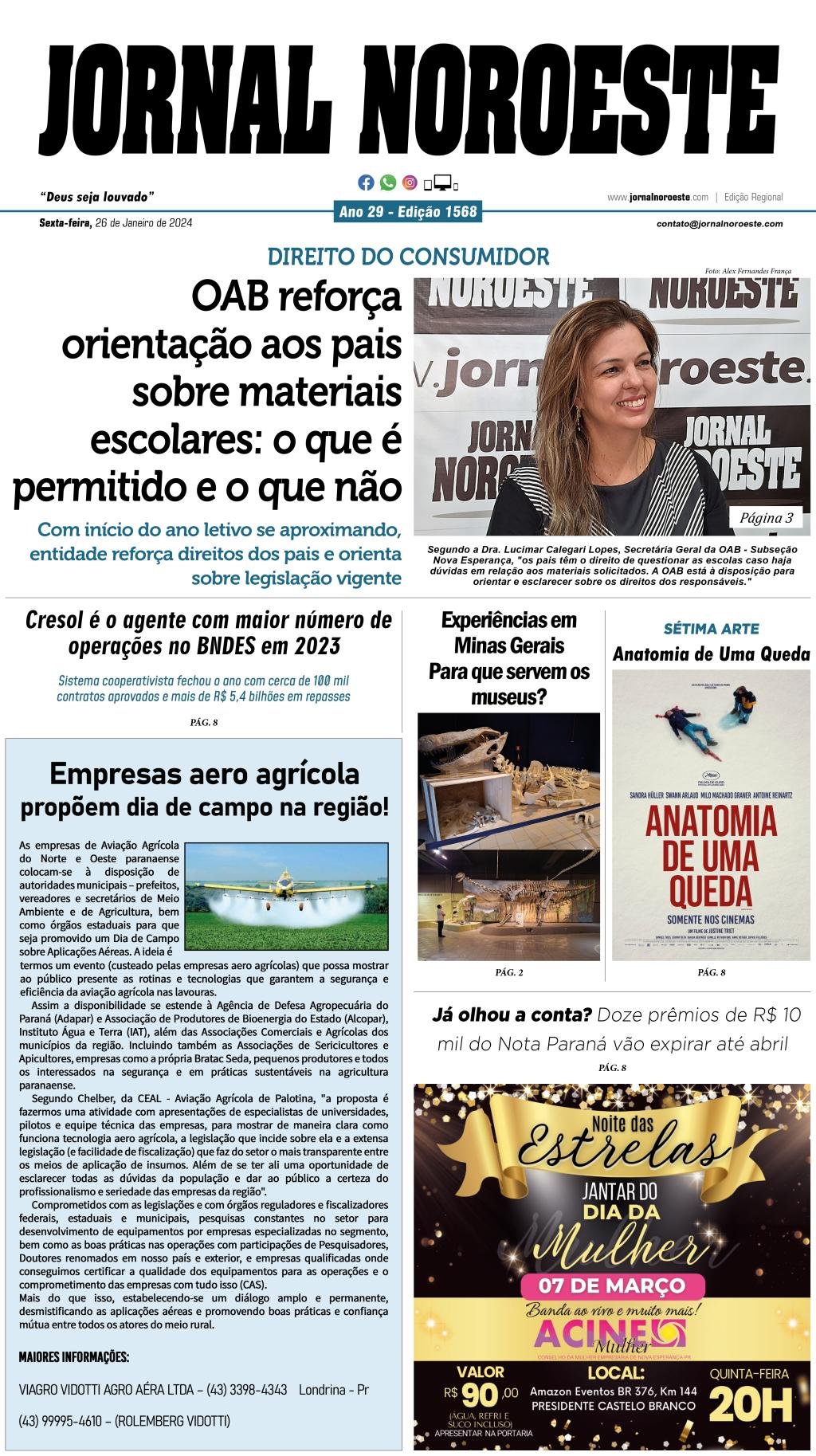 Jornal Noroeste: 28 anos de compromisso com a informação - Edição Nº...