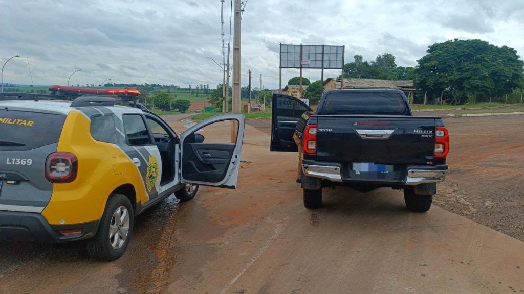 Operação da Polícia Militar recupera caminhonetes roubadas em Nova Esperança...