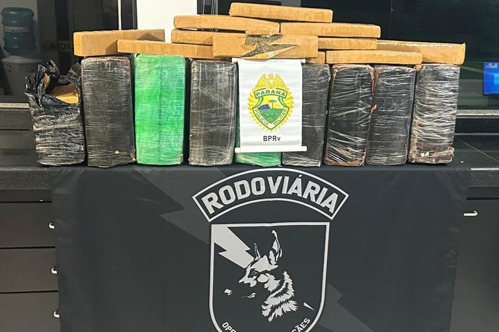 Polícia Militar do Paraná apreende mais de 200 quilos de maconha em...