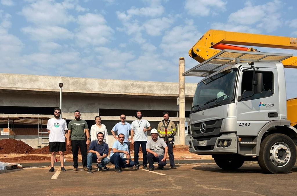 Avançam as obras do Núcleo de Referência em Tecnologias Espaciais, financiado pela...