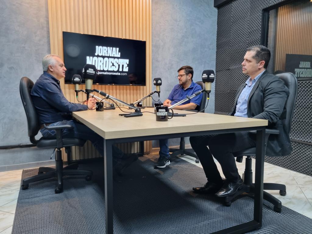 Superintendente Ricardo Maia visita o novo estúdio do Jornal Noroeste e destaca...