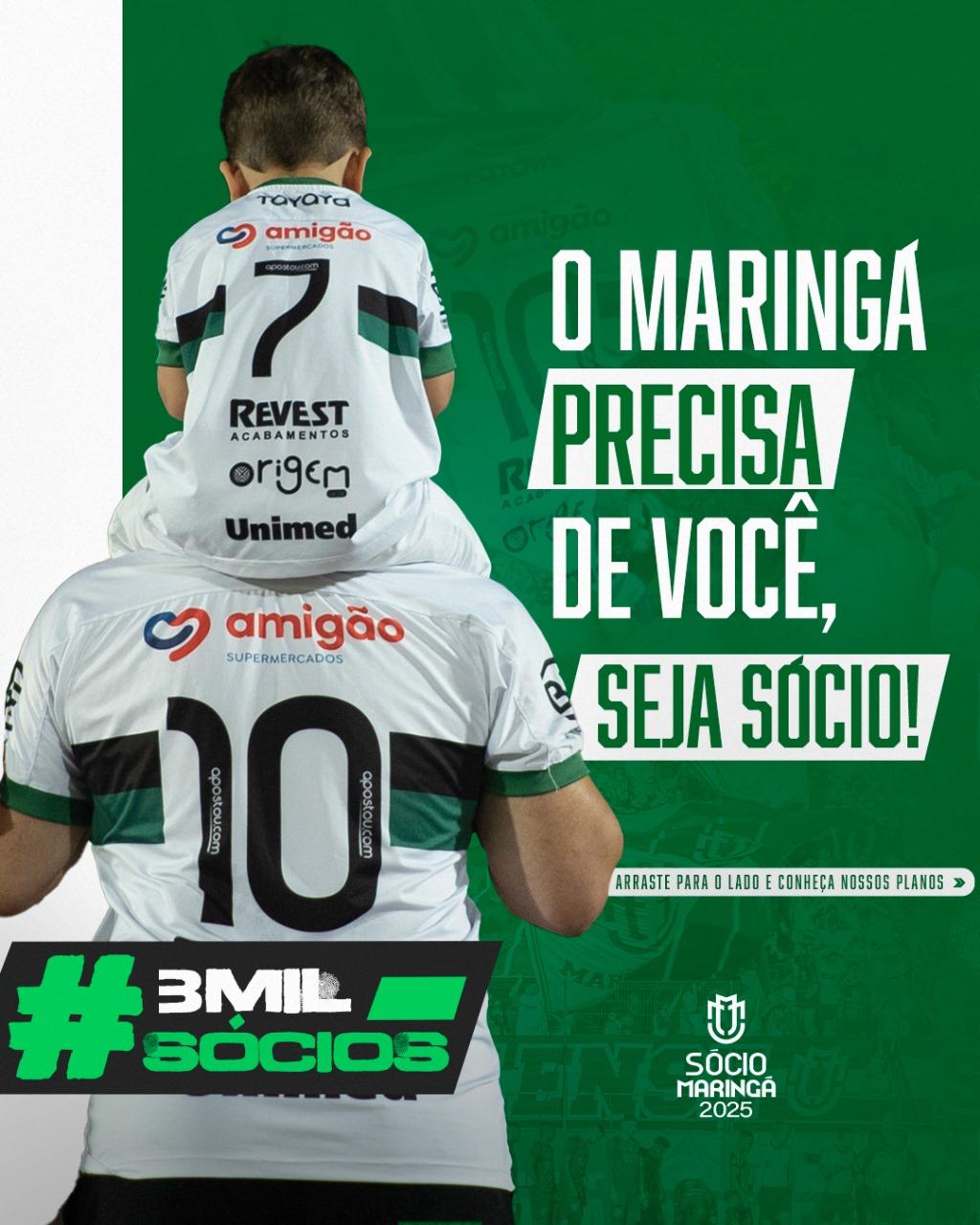 Maringá FC renova programa de sócio torcedor para 2025