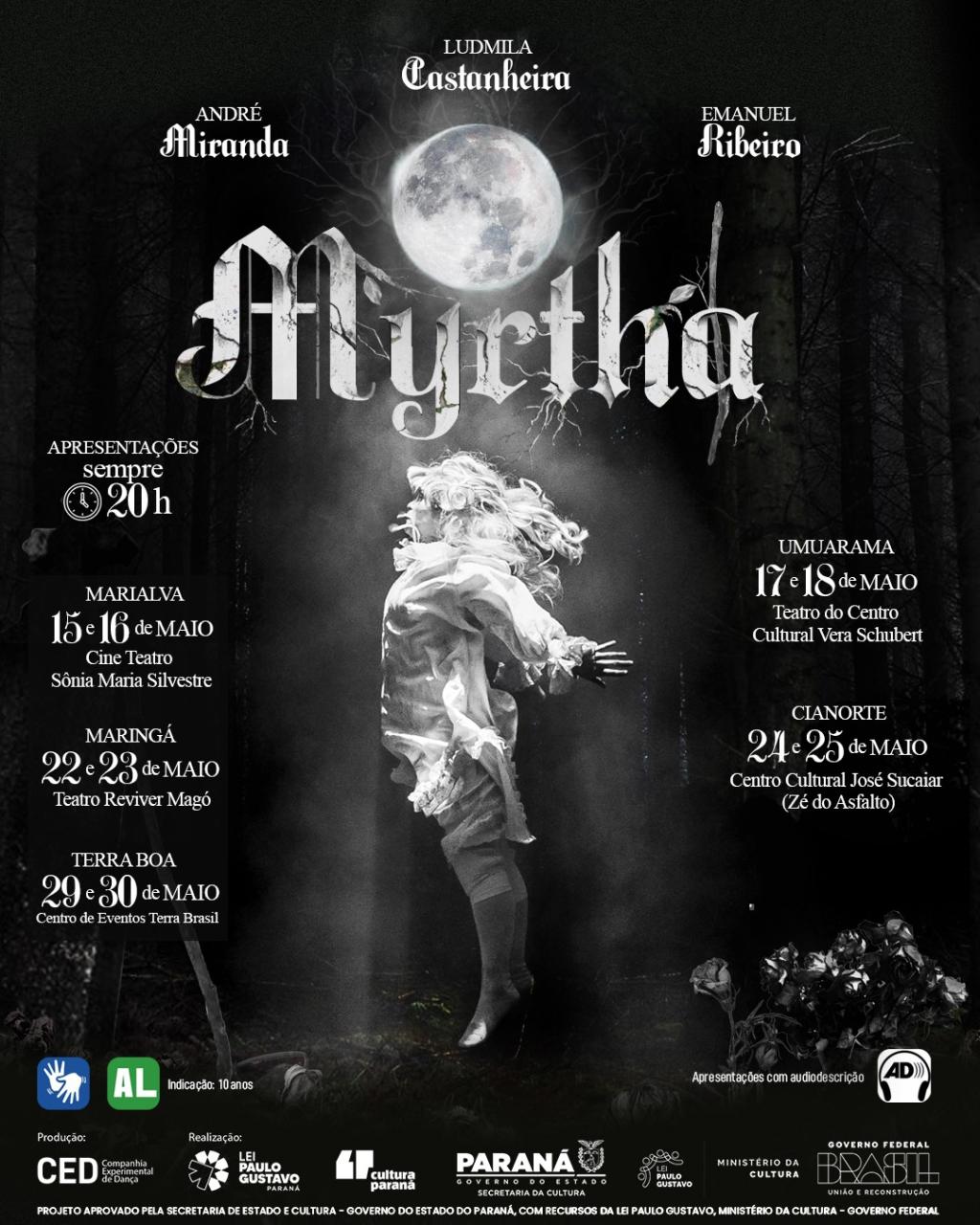 Sucesso de público em 2023, espetáculo de dança 'Myrtha' retorna com segunda...