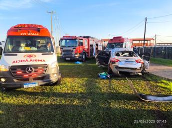 Tragédia na BR-376: Jovem morre e quatro ficam feridos em...