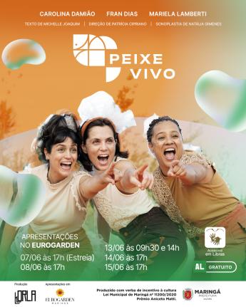 “Peixe Vivo”: teatro infantil ao ar livre que leva mensagem...