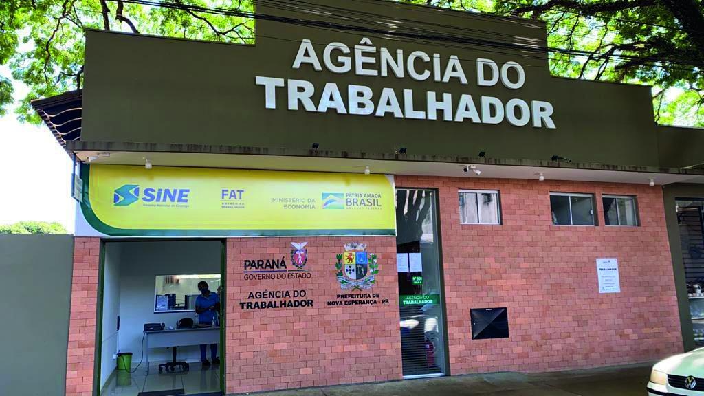 Agência do Trabalhador de Nova Esperança abre dezenas de vagas de emprego