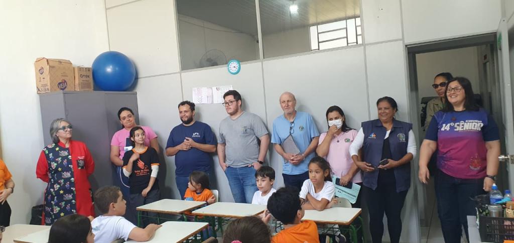 Equipe de Saúde de Nova Esperança mobiliza crianças da ANA...