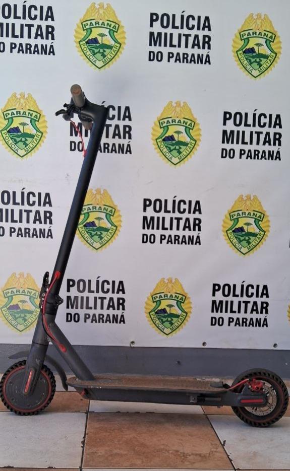 Homem furta patinete de adolescente e é preso com droga...