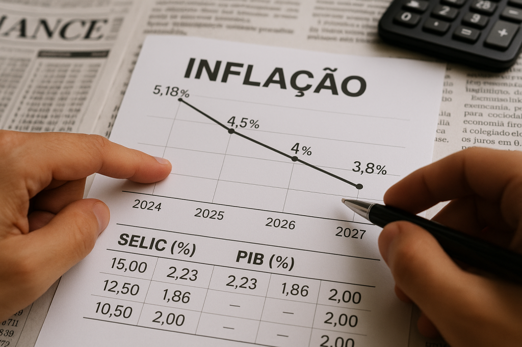 Mercado financeiro reduz previsão da inflação para 5,18%