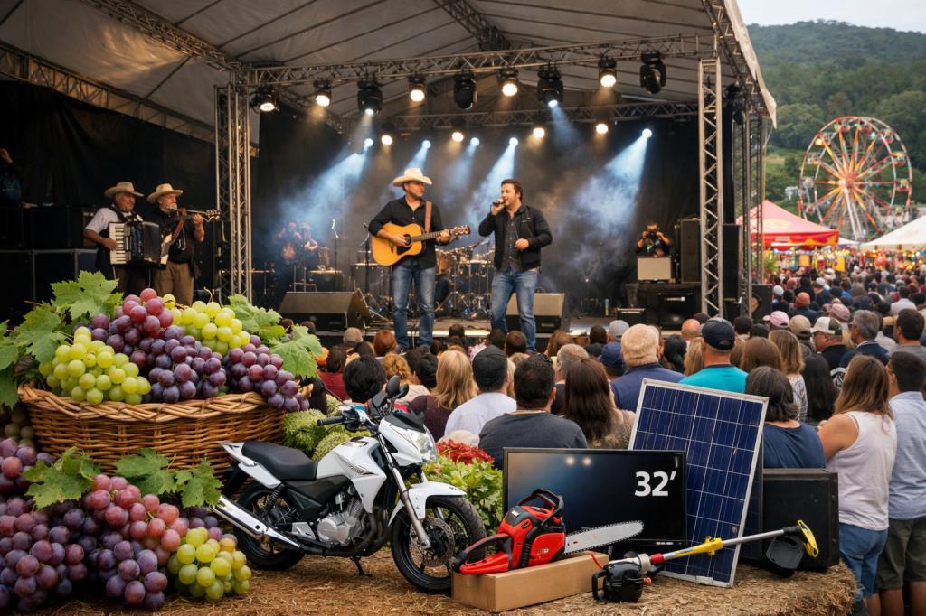 Rosário do Ivaí realiza a 22ª Festa da Uva Niágara...