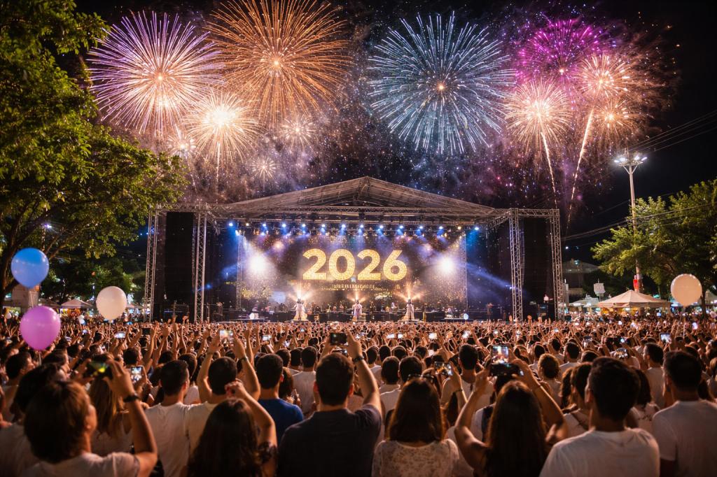 Santa Fé celebra a chegada de 2026 com show da Banda Fonte...