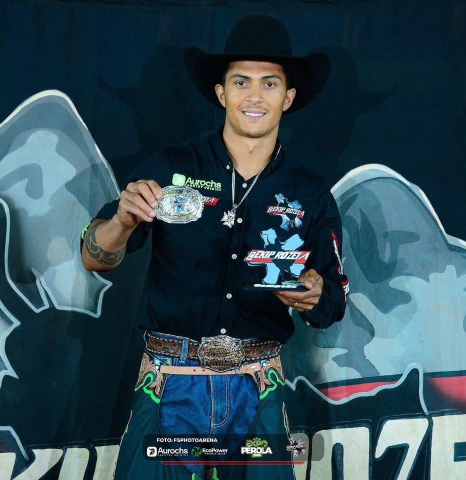 Peão de Nova Esperança é campeão da Expo Pérola 2026 após trajetória...