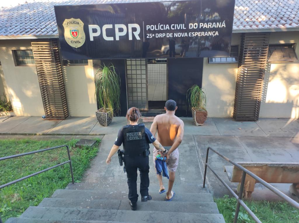 Polícia Civil prende suspeito de tentativa de homicídio em Floraí