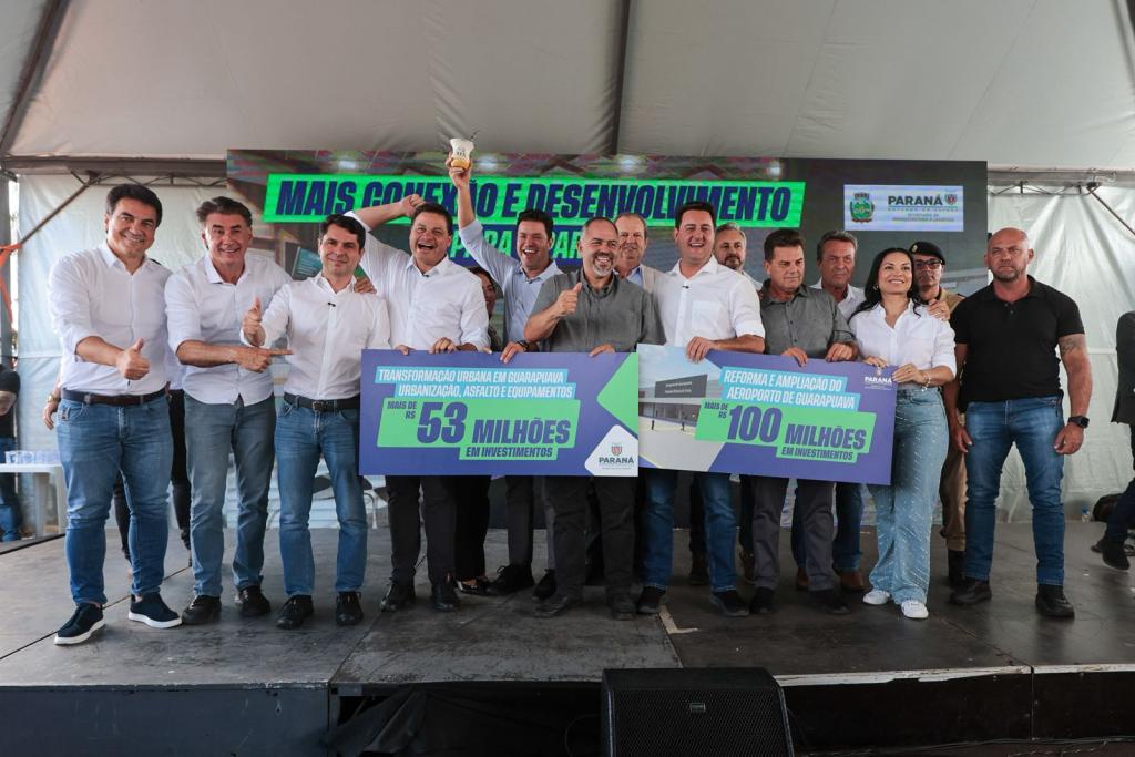 Estado anuncia mais de R$ 190 milhões para Guarapuava e...