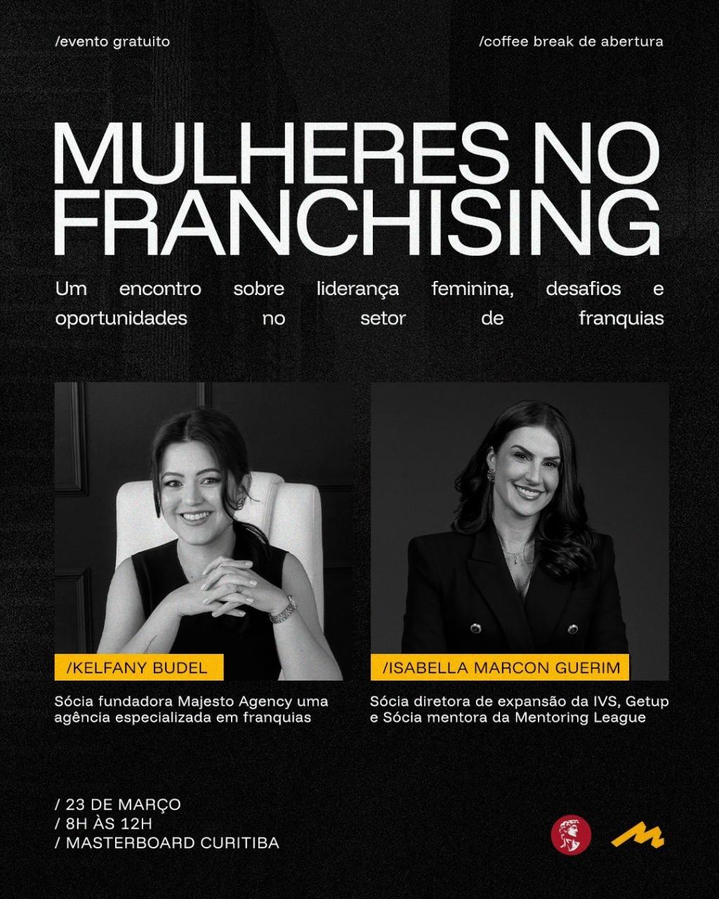 Gratuito: “Mulheres no Franchising” debate crescimento e desafios da liderança...