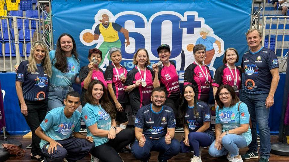 Nova Esperança participa dos Jogos 60+ em Astorga