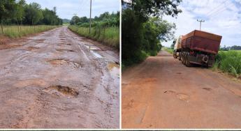 Produtores rurais reclamam das condições da estrada entre Maristela e...