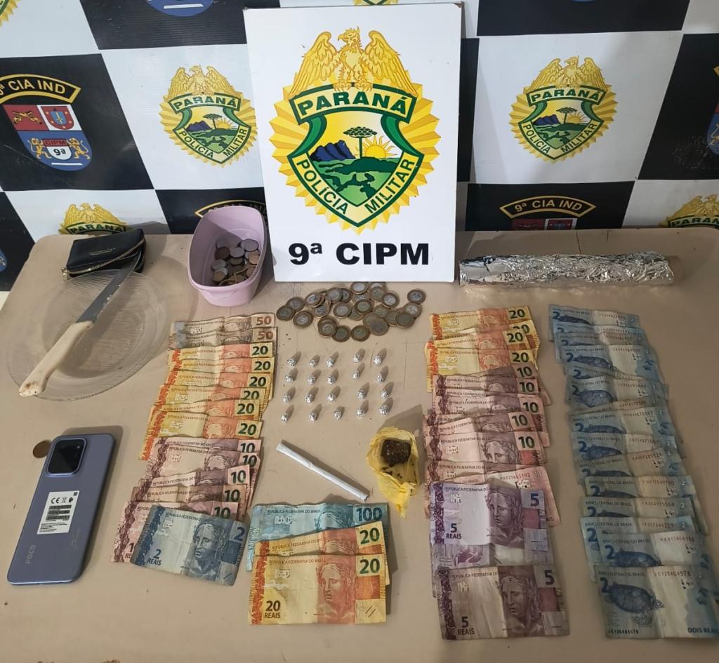 Homem é preso por tráfico de drogas durante operação da Polícia Militar...