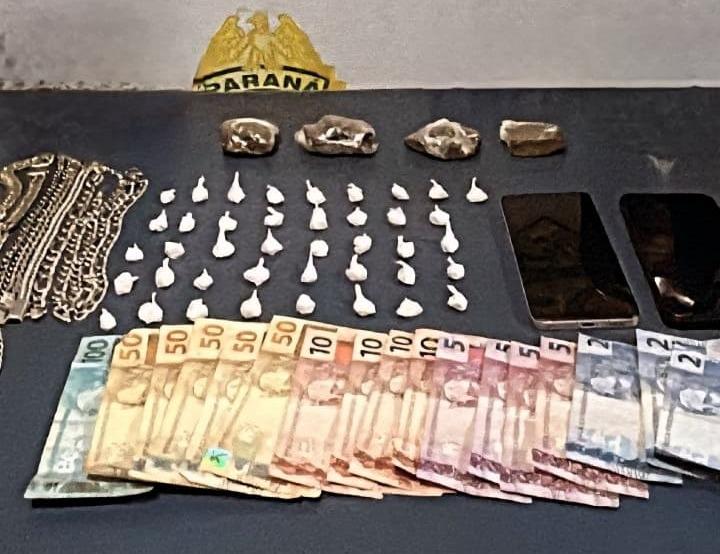 Paranacity: Polícia Militar cumpre mandados, prende casal por tráfico e apreende crack...