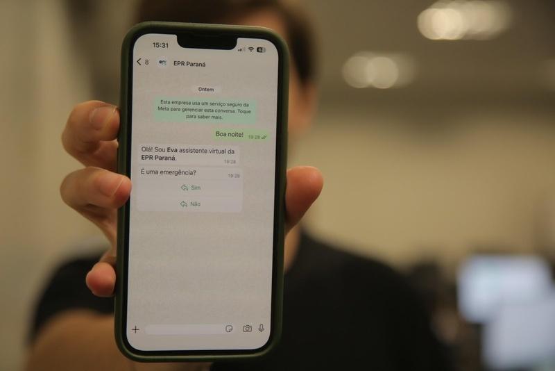 Usuários podem acionar serviços da EPR Paraná via 0800 pelo...