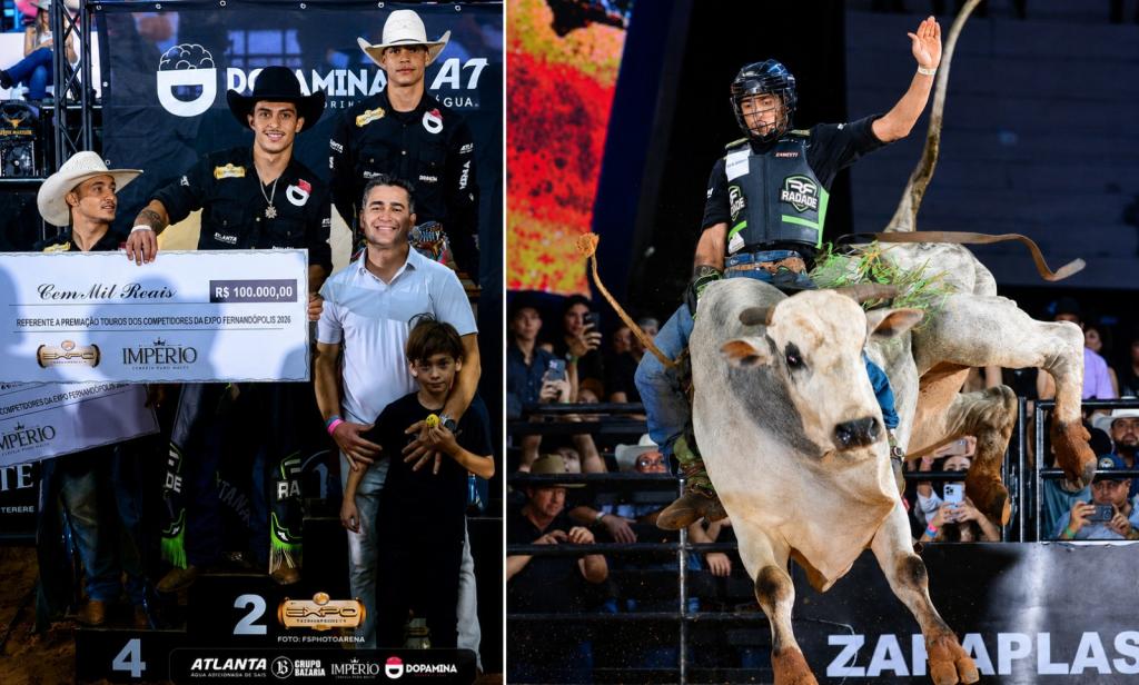 Nova-esperancense Leandro Henrique Machado conquista R$ 100 mil na Expo...