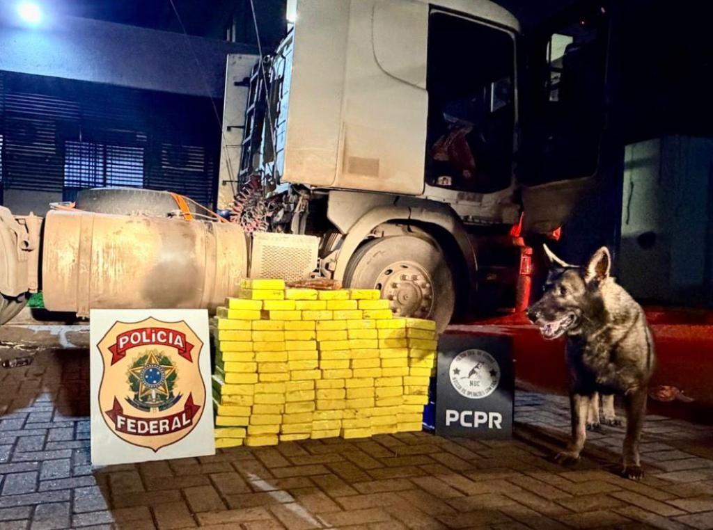 PF e PC apreendem mais de 100 kg de cocaína...