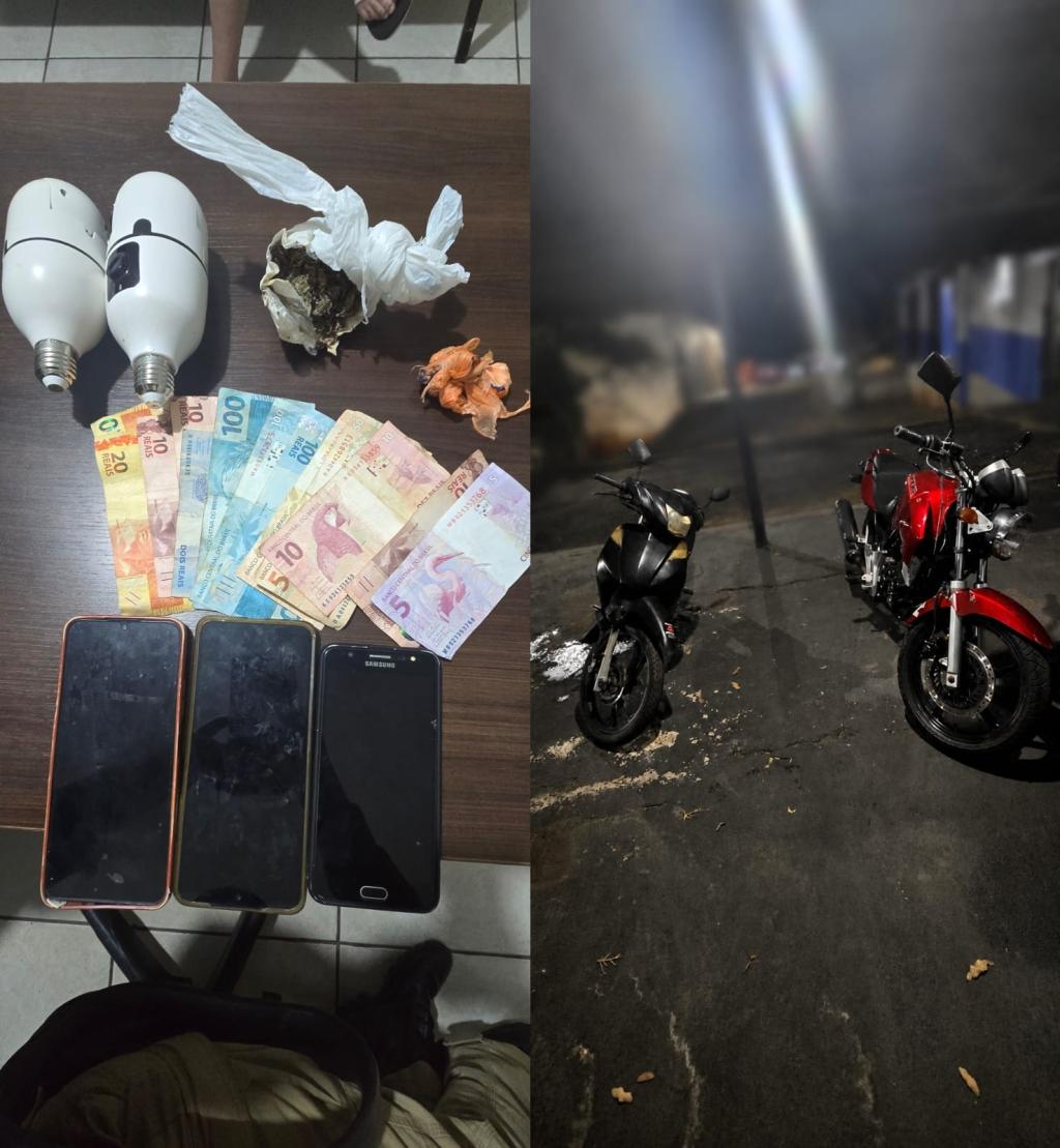 PM desmantela ponto de tráfico de drogas na Vila Regina e apreende...