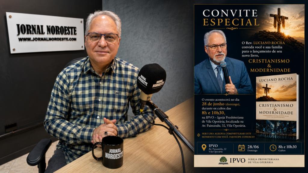 Rev. Luciano Rocha anuncia lançamento do livro “Cristianismo & Modernidade”...