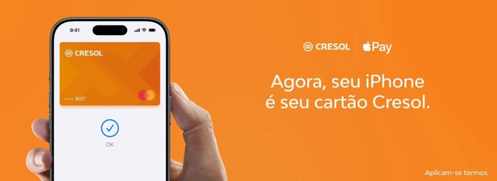 Cresol disponibiliza Apple Pay para cooperados