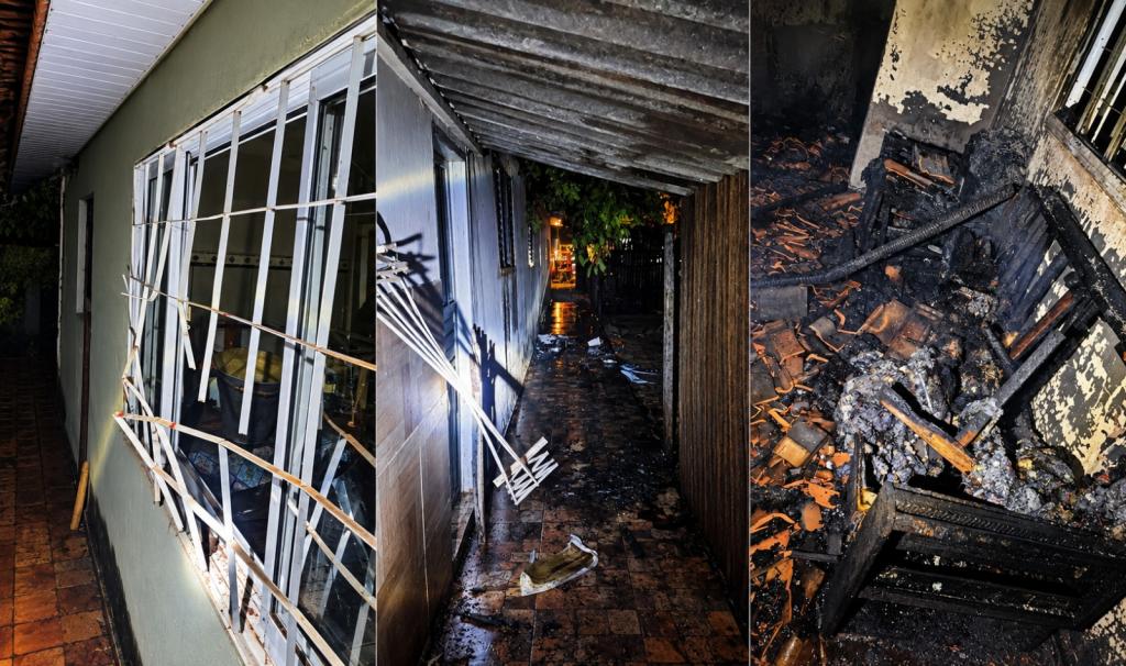 Incêndio mobiliza Brigada Comunitária e atinge residência desocupada em Nova...