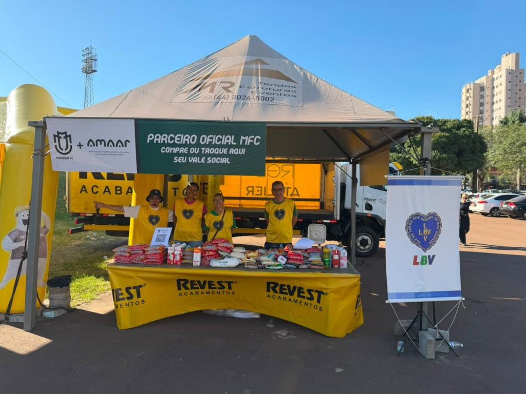Maringá FC supera 83 toneladas de alimentos arrecadados e amplia...