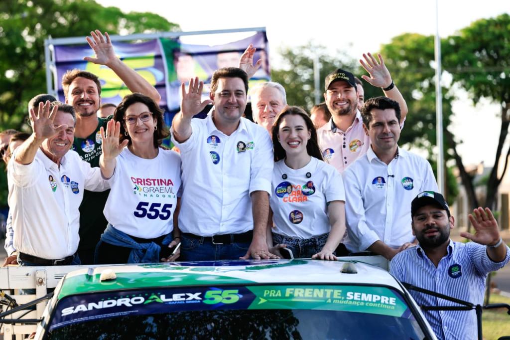 Ratinho Junior percorre seis cidades nesta sexta-feira defendendo nome de...