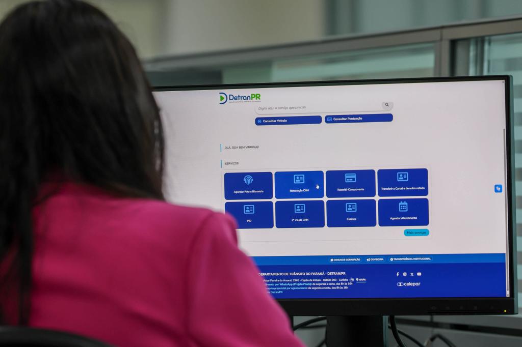 Aulas EaD, nova biometria e CNH digital: Detran-PR torna habilitação...
