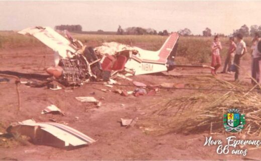 Acidente aéreo em Nova Esperança, dia 18 de Junho de 1977 - capa