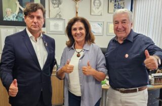 Em visita ao deputado Anibelli Neto, Maly Benatti reafirma apoio a Greca e projeta pré-candidatura - capa