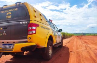 Criminosos arrombam propriedade rural e furtam motocicleta, TV e caixa de som em Nova Esperança - capa