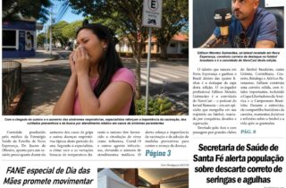Jornal Noroeste - edição 1798 desta terça-feira, 05 de maio de 2026 - capa